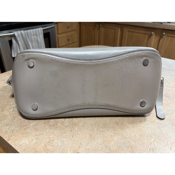 Michael Kors Blakely Leather Tote Bag Silver Hardware Dual Handle Handbag - Picture 10 of 16